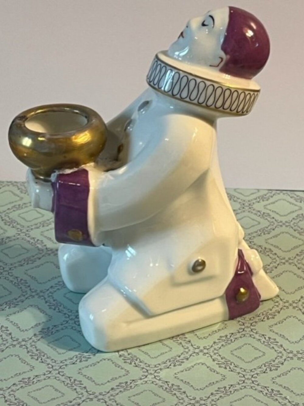 Robj Art Deco Pierrot perfume oil diffuser lamp France *READ*